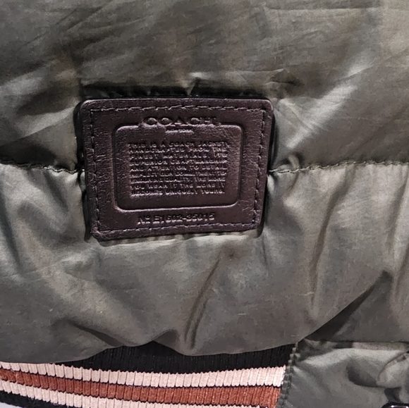 Coach Reversible  Puffer Bomber Jacket - Picture 7 of 16